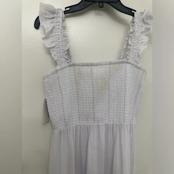NWT White Summer Dress 👗 (stains) Size XL - Picture 7 of 9